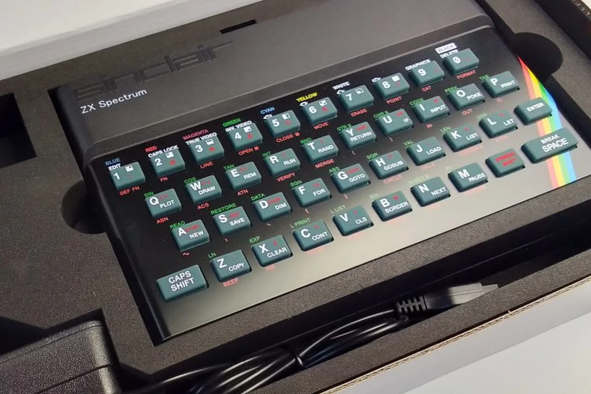 ZX Spectrum Neo unit in its packaging